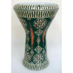   Large Mosaic Drum Doumbek Darbuka Tabla Free Case Musical Instruments