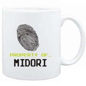  Mug White  Property of _ Midori   Fingerprint  Female 