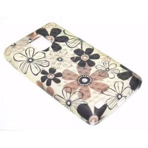  Brown Daisy Soft Diamond Silicone Skin Gel Cover Case for 