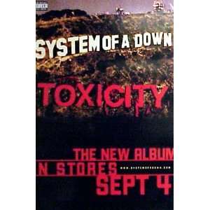  SYSTEM OF A DOWN Toxicity Poster 24x36 