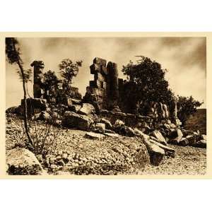  1925 Hosn Suleiman Temple Ruins Syria Photogravure 