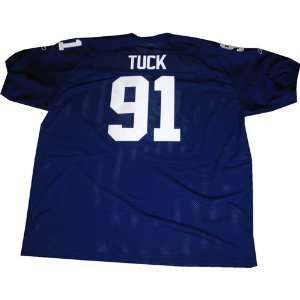   Giants Justin Tuck Authentic Giants Blue Home Jersey Sports