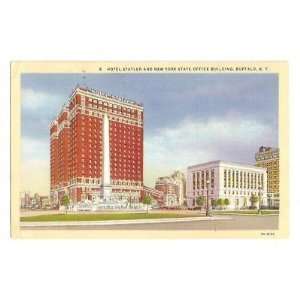    Vintage Postcard Hotel Statler Buffalo New York 11 