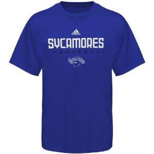  adidas Indiana State Sycamores Royal Blue Sideline T shirt 