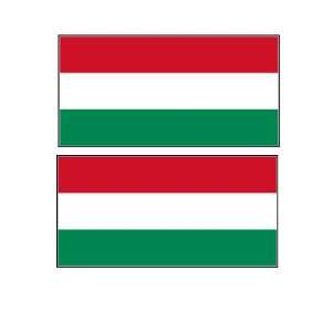 Hungary Hungarian Flag Stickers Decal Bumper Window Laptop Phone 