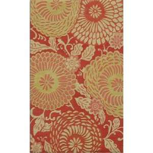  The Rug Market Habitat Pom Pom Red 42075 Red and Gold 