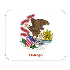 US State Flag   Oswego, Illinois (IL) Mouse Pad 