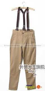 Women Overall Suspender Trousers Pants 5 Colors New 020  