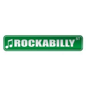   ROCKABILLY ST  STREET SIGN MUSIC