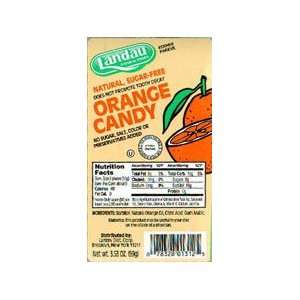 Landau Kosher Natural Orange Candy Sugar Free 1 Bag  