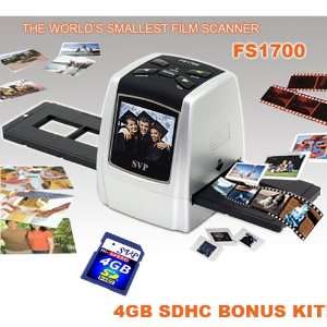  SVP 1700 Silver(w 4GB) Digital Film Scanner w/ 2.4 Build 