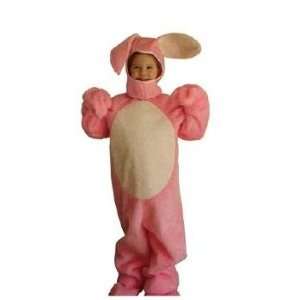  Pink Easter Bunny Suit with Open Face Child Costume Size 6 