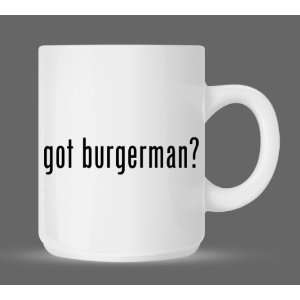  got burgerman?   Funny Humor Ceramic 11oz Coffee Mug Cup 