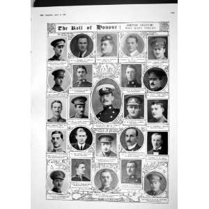 1915 ROLL HONOUR WAR POER MOLSON JAMES REID WINGATE 