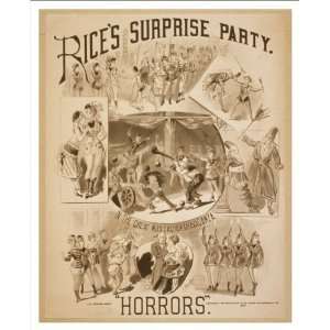  Historic Theater Poster (M), Rices Surprise Party in the 
