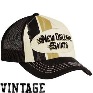  Reebok New Orleans Saints Natural Black Broiler Adjustable 