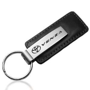 Toyota Venza Black Leather Key Chain