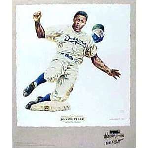 Jackie Robinson Brooklyn Dodgers 20 X 24 Lithograph  