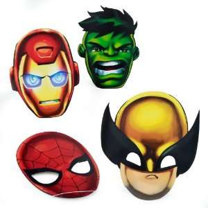  Marvel Super Hero Squad Assorted Masks (8 count 