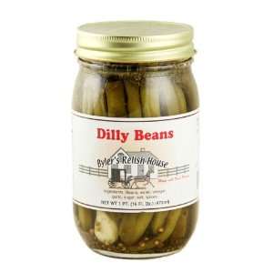 Bylers Relish House Homemade Amish Country Dilly Beans 16 oz.  