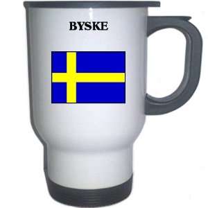  Sweden   BYSKE White Stainless Steel Mug Everything 