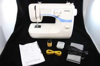 BROTHER SEWING MACHINE LX 3125, IN BOX WITH MANUAL, BOX OF PINS, TAPE 