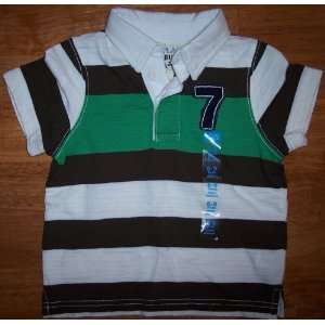  Childrens Place Striped 7 Polo Shirt   12 Months 