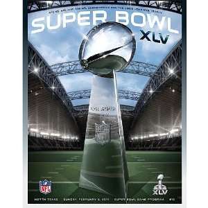  NFL Super Bowl XLV Program