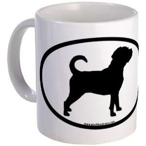  Puggle Dog Oval Coffee Mug