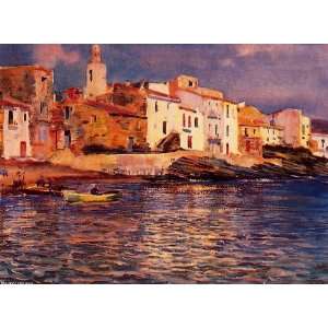   Apperley (George Owen Wynne Apperley)   24 x 18 inches   Cadaqués