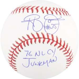  Randy Jones Autographed Baseball  Details 76 CY 