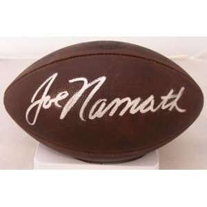  Joe Namath Autographed/Hand Signed Official Duke Throwback 