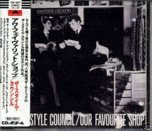 STYLE COUNCIL Our Favourite Shop JAPAN 1st Press CD Obi  