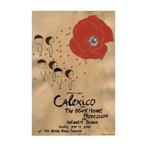  CALEXICO   Limited Edition Concert Poster   by Francesca 