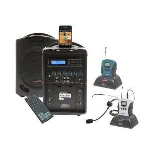  Califone Ipod Wireless Portable PA System Package   Califone 