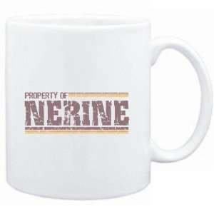 Mug White  Property of Nerine   Vintage  Female Names  