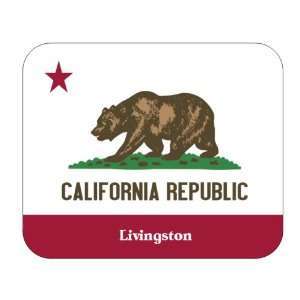  US State Flag   Livingston, California (CA) Mouse Pad 