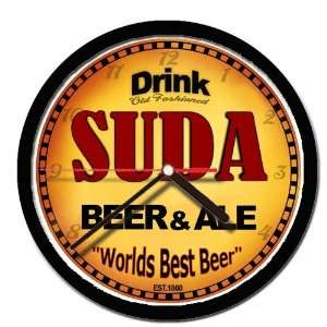  SUDA beer and ale cerveza wall clock 