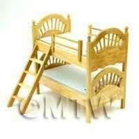 Childrens Mahogany Bunk Bed Doll House Furniture (FR39)  