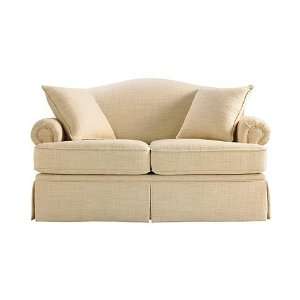  Camel Back Loveseat Boxed Seats Boxed Skirt Kitchen 