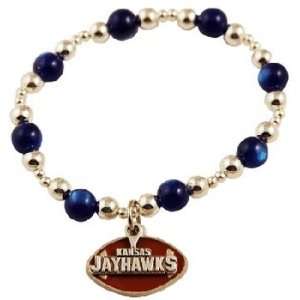  University Of Kansas Jewelry Bracelet Charm Assort Case 