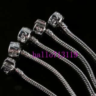 wholesale 10 snake silver PL.LOVE bracelets chain  