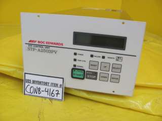 Edwards STP A2503PV Turbomolecular Pump Control Unit STU A2503PV 