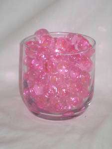 14g PINK DECO BEADS WATER STORING GEL CRYSTALS PEARLS  
