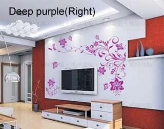 Fashion Pastorable Bedroom Sofa Decal Decor Art Room Wall sticker 