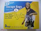 EZ Stor 3 Heavy Duty Large Zip Bags 15 in
