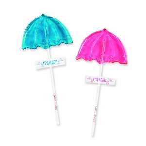Melville Candy Lollipops, Umbrella, 1 Ounce Lollipops (Pack of 24 