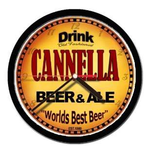  CANNELLA beer and ale cerveza wall clock 