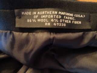 Mens Coat Jacket JONES NEW YORK Black Dress Coat Imported Wool 40 REG 