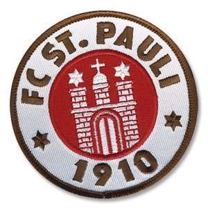  St Pauli Logo Sew on Patch   White